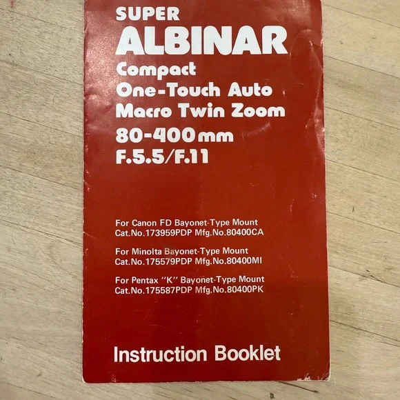 Canon AE-1 Camera with 4 Lenses, Speedlite, Filters and Case